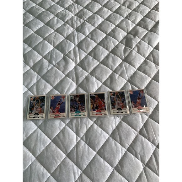 1990 Fleer NBA Basketball Cards Lot of 6, 2 Ron Seikalys, 2 Wilkins, GROOVY ☄️💎 - Picture 1 of 13